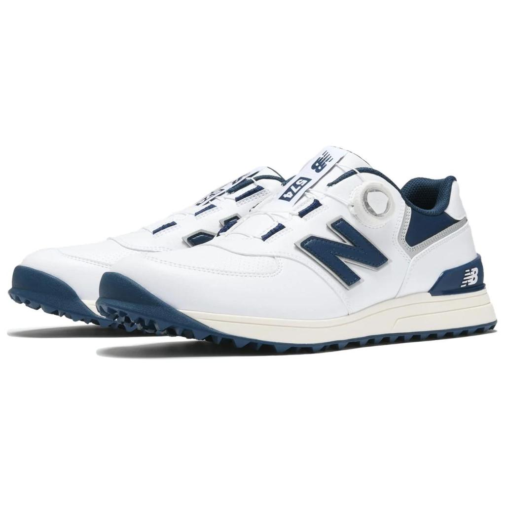 New Balance Nb 574 V3 Sl Boa Удобные Гольф-Кроссовки с Низким Верхом Унисекс Белые UGBS574J