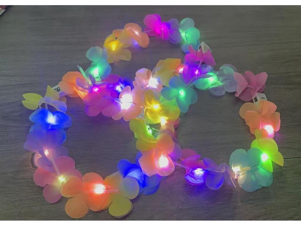 Мори Герл Корейская Ротанговая Светящаяся Цветочная Гирлянда Ободок для Волос