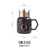 Crown Mirror Mug Ceramic Fashion Decoration Creative Personality with Lid High Appearance Cute Student Female Water Cup