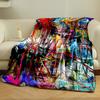 Abstract Graffiti Art Blanket bedroom Blanket for Livingroom Couch lunch break Soft throw for Friend's festival Gift
