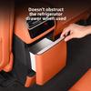 For Li Auto I6 I8 Car Refrigerator Protective Cover Leather Buckle Payment Rear Anti Kick Pad Interior Modification Accessories
