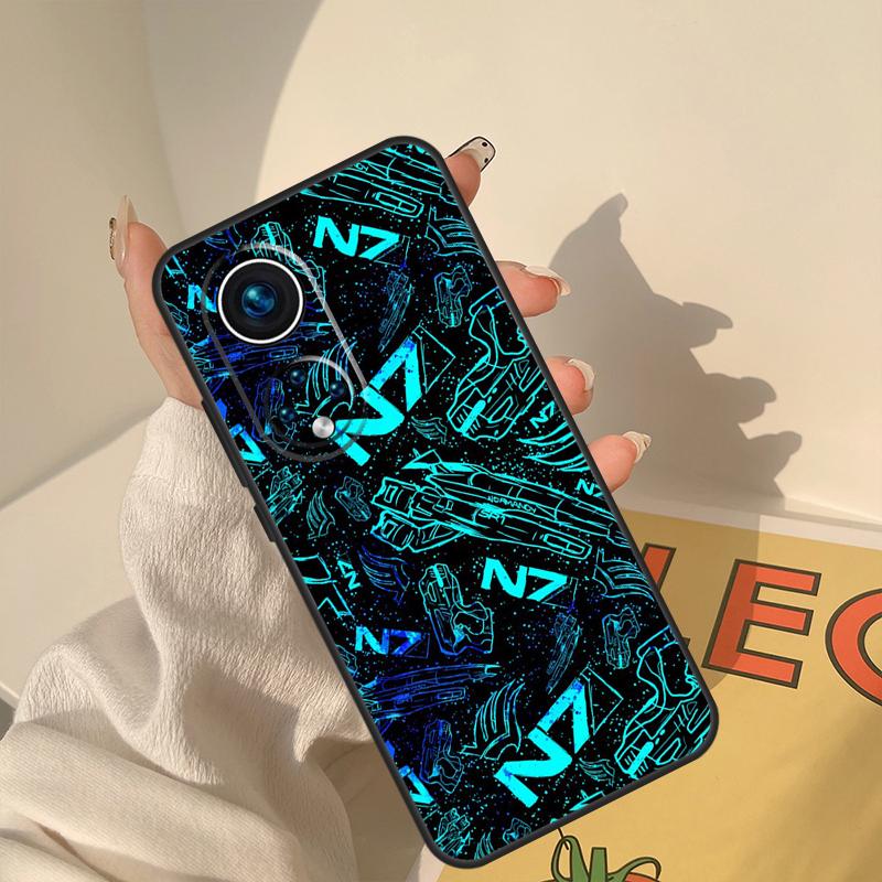Чехол Mass Effect N7 для Huawei Honor X8a X8 X7 X9a 50 70 90 Magic5 Lite P40 P20 P30 P60 Pro P Smart