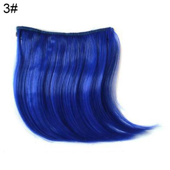 Талос Мода 13 Цветов Парик Бесшовные Наклонная Поддельная Челка Наращивание Волос Парик Шиньон