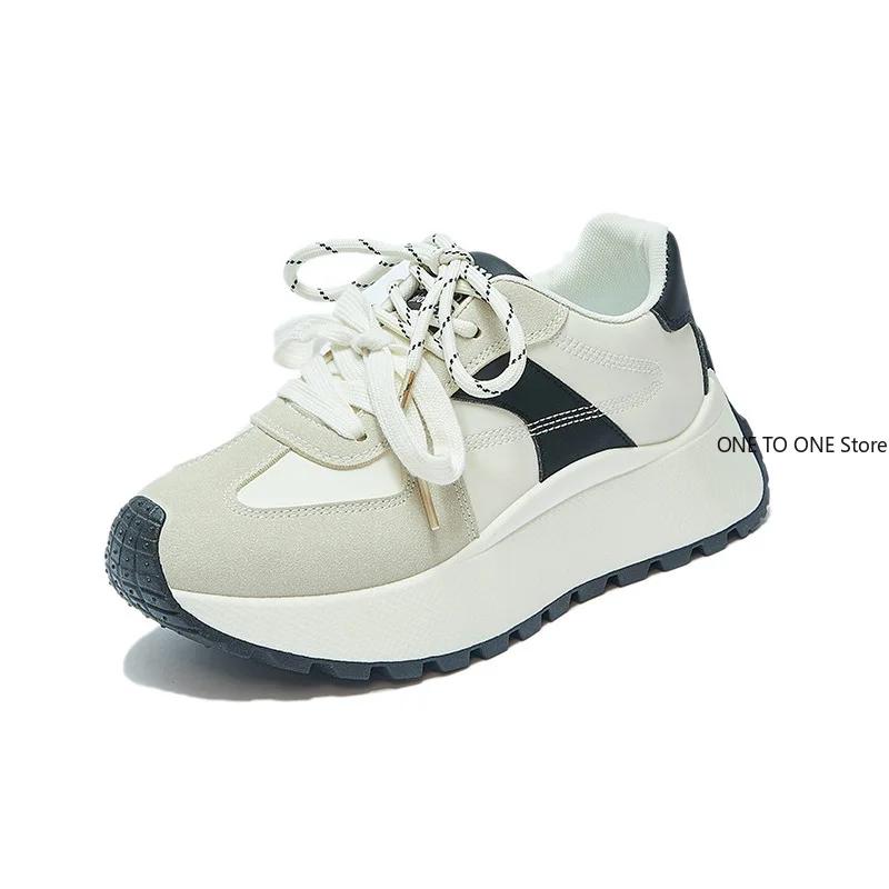 Fashion Ins Korean Version Shoes Women's Fashion 2025 Autumn New Height Increasing Student Running Sports Casual Shoes Street Shot BN025