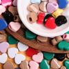 500 г около 720 шт акриловое сердце 11,7*13,5 мм материалы для самостоятельного изготовления свободные бусины цвета макарон
