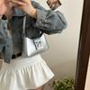 Сумка на плечо из ПУ кожи Милый кошелек с бантом Клатч в стиле Y2k Модная сумка под мышку для женщин Работа Покупки Путешествия