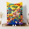 1pc Blanket Superthings Print Design, Lightweight Blanket for Sofa, Bed- Soft &Warm, Gift for All Seasons like Christmas, Halloween