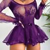 Women' Fashion Suspenders Strap Sexy Gauze Perspective Nightdress Underwear