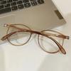 Round Frame Clear Lens Glasses Retro Fashion Decorative Glasses Computer Spectacles For Women Men