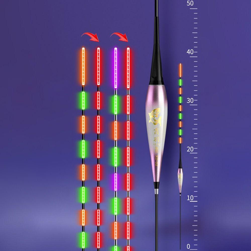 2 шт. Индикатор Электронный рыболовный поплавок Буй Поклевка Скальная рыбалка Поплавки Светящийся поплавок Длинный хвост