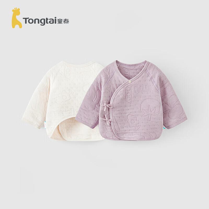 TONGTAI Хлопковый боди с жаккардовым узором для новорожденных, с боковой застежкой