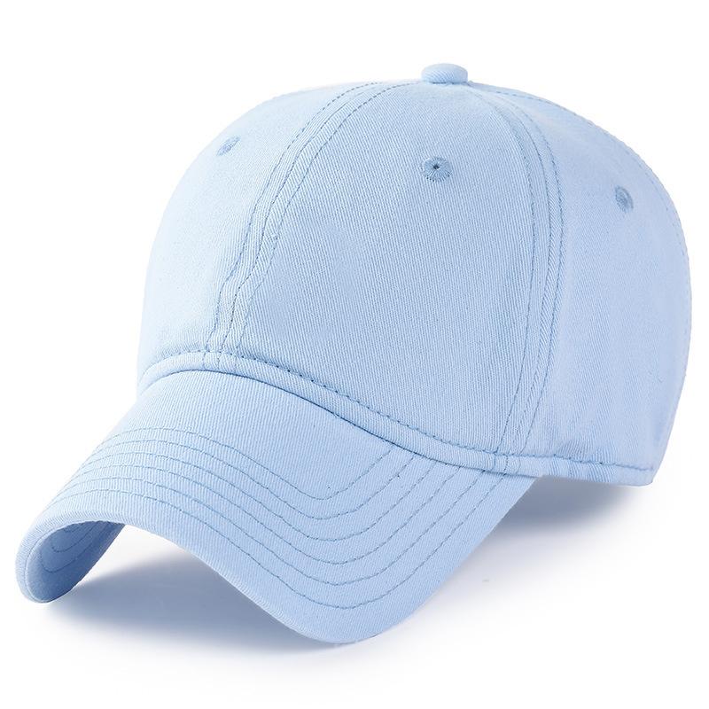 Parent-child Blank Baseball Cap Boy Girl Soft Cotton Plain Sport Sun Hat Men Women Big Size Snapback Cap 53-56cm 56-59cm 60-65cm