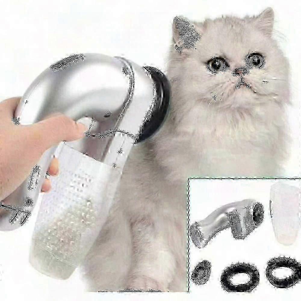 Electric Pet Hair Brush for Dogs and Cats - Vacuum Grooming Tool S202412279480