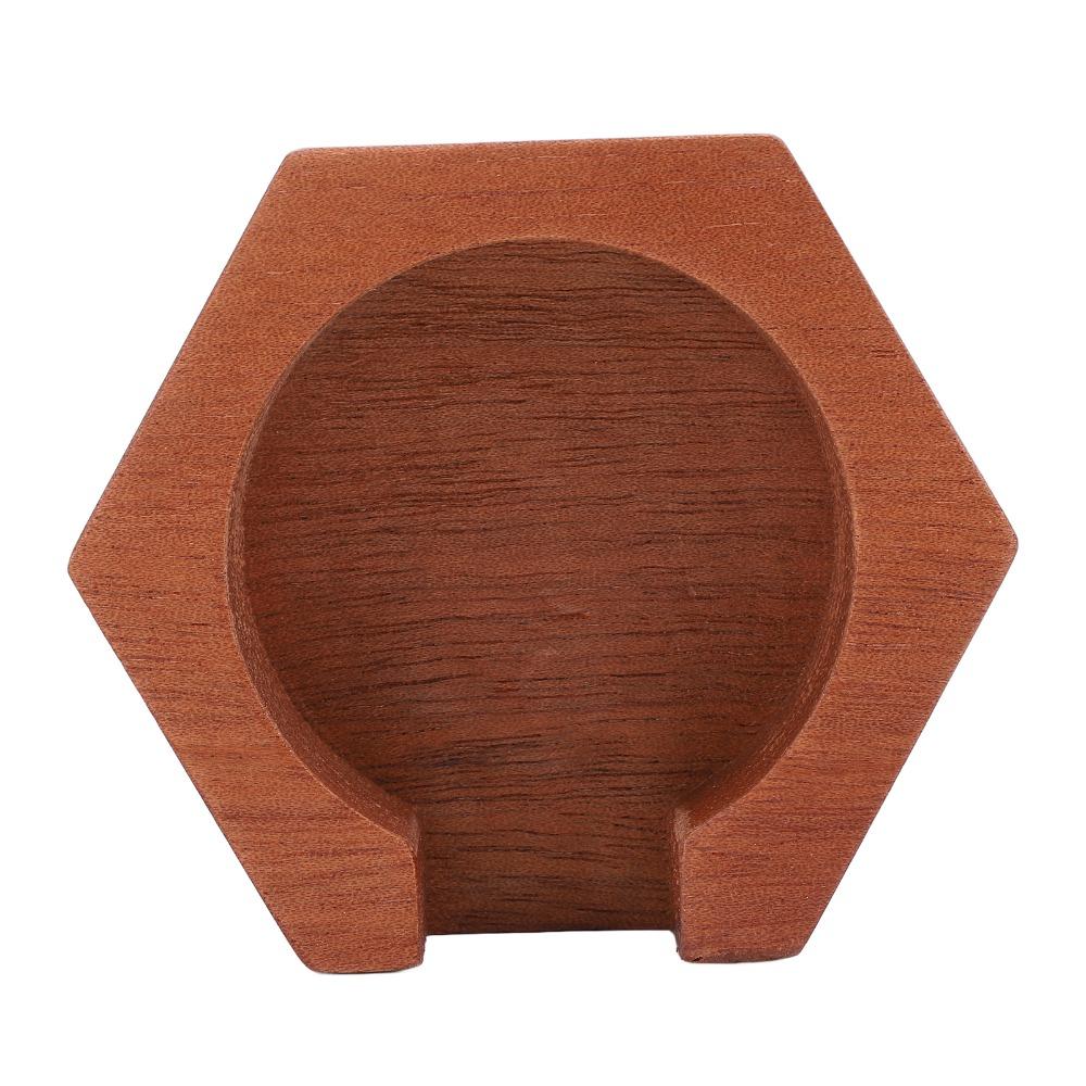 Polished Surface Coffee Filter Container Solid Wood Coffee Filter Paper Organizer Home Use