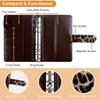 A6 Pu Leather Budget Binder Notebook Cash Envelopes System Set,With Binder Pockets For Money Budget Saving Bill Organizer