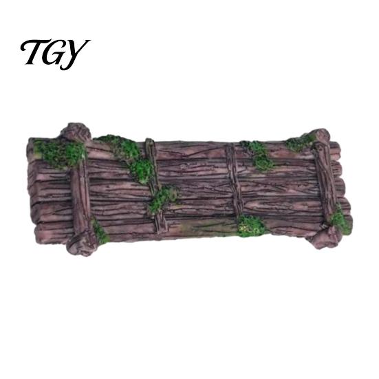 Мини-мост для аквариума, Миниатюра с текстурой старой кирпичной стены, Крошечный каменный аксессуар-украшение для террариума рептилий, аквариума, декора сада фей