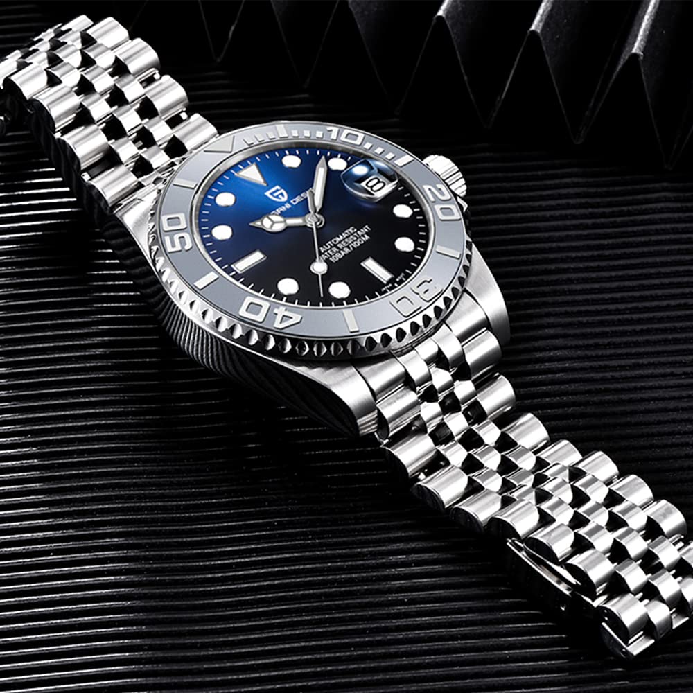 Pagani Design Сделано в SEIKO NH35 Автоматические Механические Часы с Водой Керамика Нержавеющая сталь Сапфир Pagani Design Мужские Часы, Япония, Механизм,