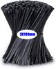 500100Pcs Plastic Nylon Cable Ties Self-locking Cord Ties Straps Adjustable Cables Fastening Loop Home Use Office Use Wire Zip Ties