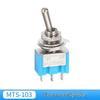 3-Pin 2-Position Rocker Head-Shaking Toggle Switch MTS-102 (M6 Installation)
