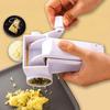 Cheese Grater with Rotary Handle 3 Stainless Steel Drums Multifunctional Chocolate Nuts Olive Grater Shredder Slicer