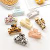 Korean Multicolor Acetate Large Claw Hair Clip 7.5CM Ins Hollow Out Hair Claw Multicolor Hair Accessories