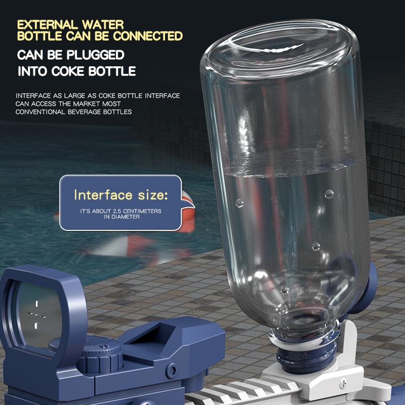 M416 Автоматический электрический игрушечный водяной пистолет, летний водный пистолет большой емкости, пляжный уличный водный бой, бассейн, детские игрушки