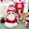 Autumn and Winter Pet Clothes Small Medium and Large Dog Teddy Cat Cotton-padded Clothes Clothing Funny Old Man's Day Supplies