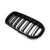 Front Hood Kidney Grille Bumper Black Dual Grill Replacement Part Car Accessories Fit For BMW F15 X5 F16 X6 2014-2017