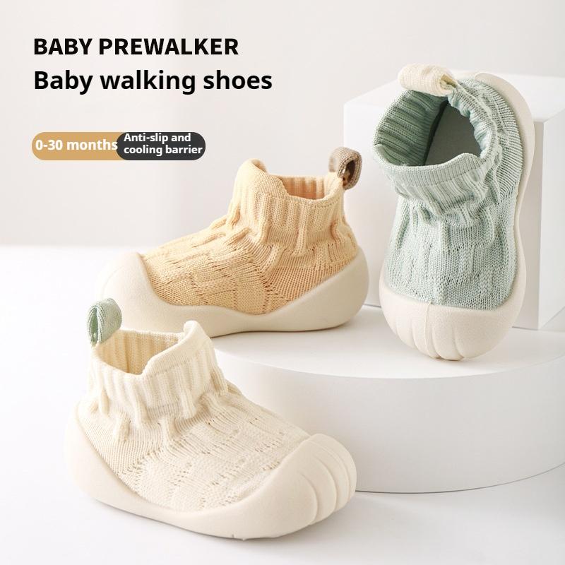 Baby Soft-soled Floor Socks Baby Cool Toddler Shoes Solid Color Non-slip Children's Shoes
