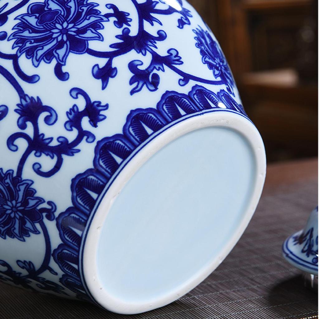 Фарфор, банка для хранения чая Центральная часть храма Многоцелевой декоративный фарфор Азиатский декор