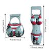 2Pcs/Set Bar Tools Funny Beer Bottle Opener Portable Bikini Sexy Design Handheld Opener Metal No Violation Bottle Openers Pub