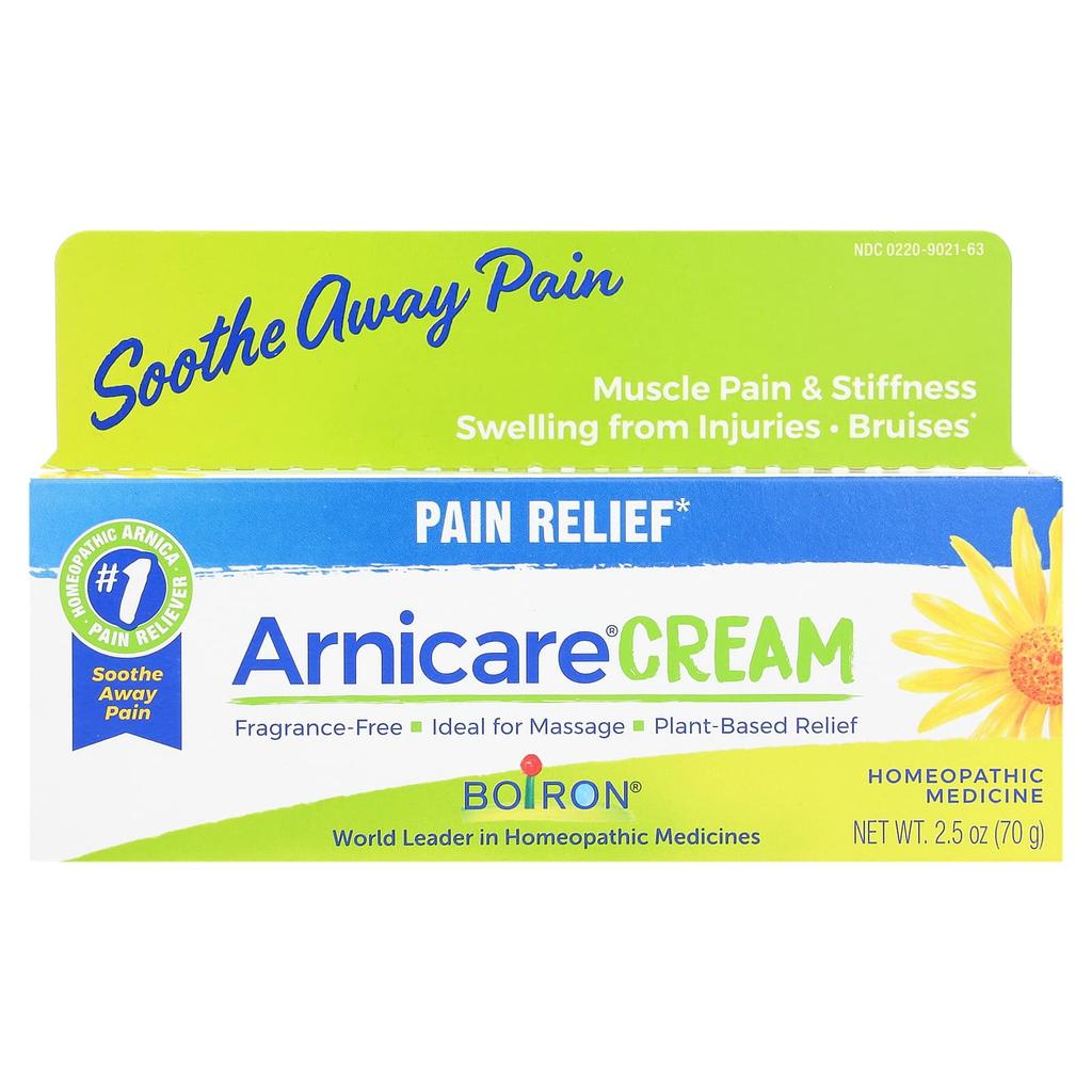 BOIRON Крем Arnicare, обезболивающий, без запаха, 2,5 унции (70 г)