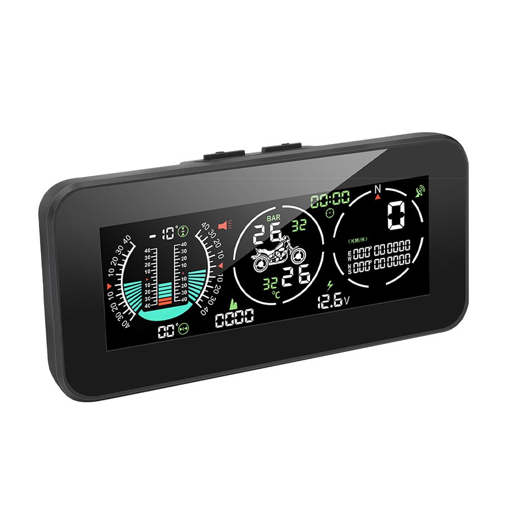 F3 монитор давления в шинах 3 в 1 монитор давления в шинах GPS спидометр скорость автомобиля тахометр уклономер TPMS ЖК-цифровой датчик