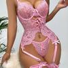 Кружевной Сексуальный Комплект Белья Прозрачное Порно Кружевное Эротическое Белье Сексуальный Комплект Бюстгальтера и Подвязок Белье Сексуальное Горячее Эротическое Белье для Сна
