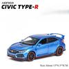 1:32 Модели Honda Accord Civic Type-r Сплав Литой Автомобиль Игрушки Звук Свет Оттягивание Открывающиеся Двери Транспортные Средства Детский Подарок на День Рождения