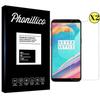Screen Protector - Phonillico® - ONEPLUS 5T - 2 Pack - Tempered Glass - Scratch Resistant
