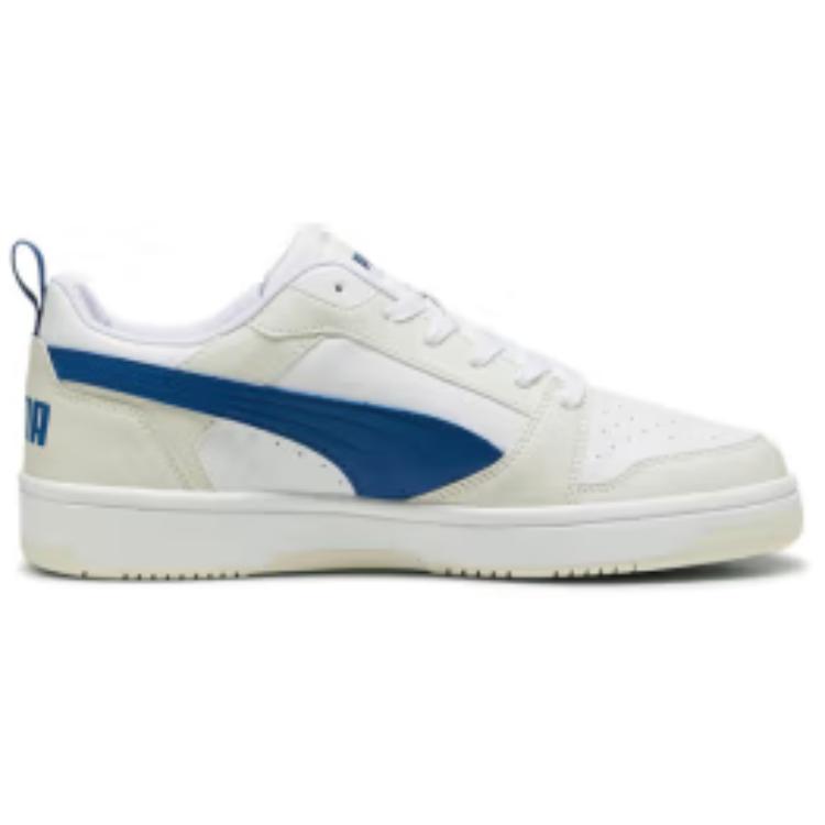 Puma Rebound V6 Легкие Удобные Низкие Кроссовки Унисекс Кроссовки Молочно-Белый Синий 392328-32