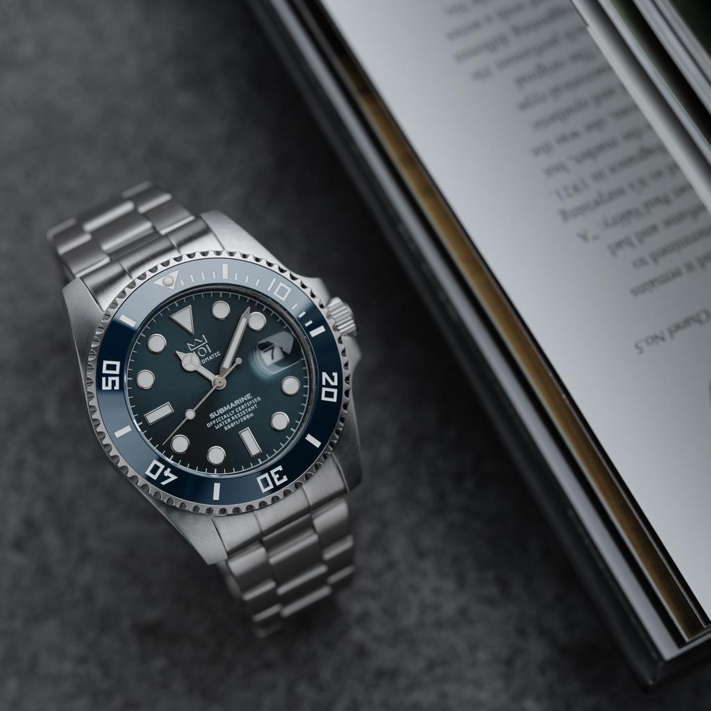 NEW Model 42mm Ceramic Bezel Watch Mechanical Automatic Manual Winding Automatic Date 200m Water Resistant Reverse Rotation Prevention Ceramic Bezel