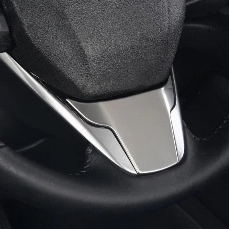 1 шт. ABS серебристый матовый чехол на руль для Honda CRV 2017 2018 аксессуары