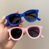 Детские солнцезащитные очки в стиле ретро для улицы, защита от УФ-лучей, мягкие детские солнцезащитные очки, леденцовый цвет, пляжные очки для игр для мальчиков и девочек