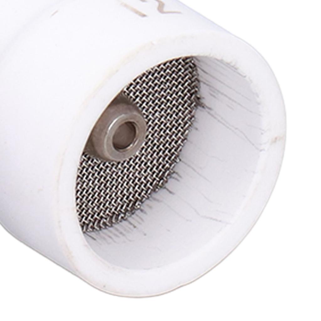 2Pcs TIG Welding Cup 12#/14# Ceramic Nozzle Accessory Set Kit for WP9/17/18/20/25/26(White )