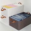 Ящик для хранения одежды, моющийся, складной, выдвижной тип, для домашней одежды и брюк, органайзер для шкафа, корзина для хранения