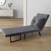 Relax Chair in Scandi Design, Reclining Chair, Reading Chair, incl. Cushion with Button Tufting, Black + Natural