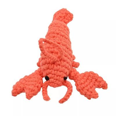 Праздничный вязаный крючком игрушечный лобстер Petit Cheri