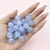 30Pcs/14.8*19.3mm With Hole Jelly Colored Round Beads Craft DIY Handmade Material DIY Beading Accessory Acrylic For Necklace Earrings Making  Beads