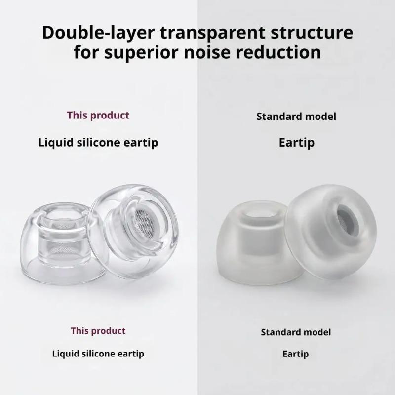 Silicone Eartips For Apple AirPods Pro 3 Soft Noise Reduction Earbuds Cap Replacement Protective Earbuds Covers