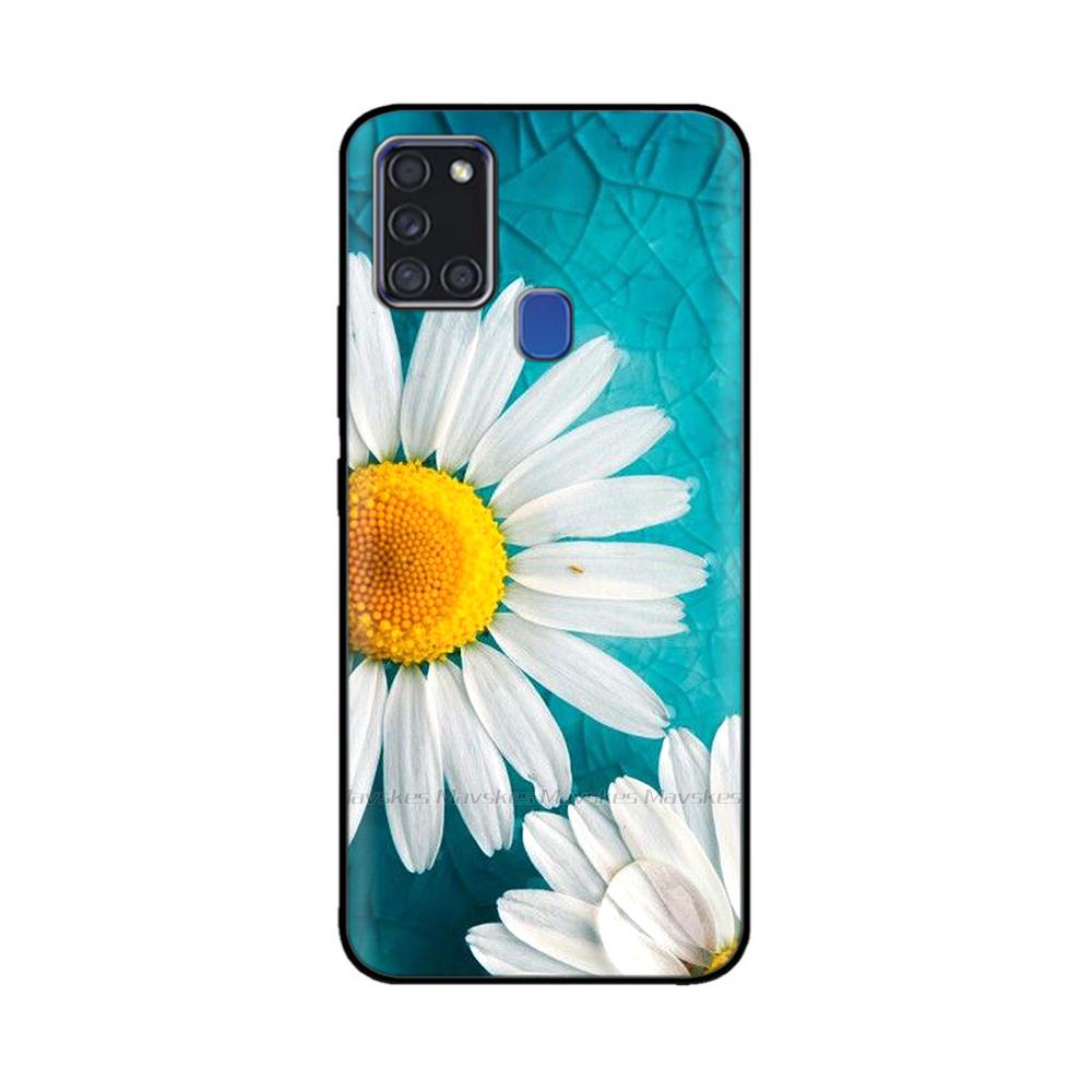 For Samsung A21S Case Silicone Back Protector Phone Soft TPU bumper Case on For Samsung Galaxy A21s GalaxyA21s A 21s a217 Cover