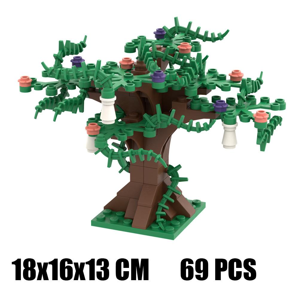 Hell's Gate Мелкие Частицы Строительный Блок Сцена Забор Пейзаж Хэллоуин Дом с Привидениями Модульный Орнамент