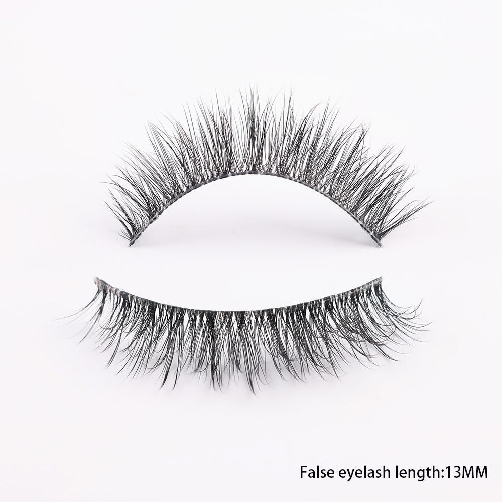 3D Mink Lashes Transparent Band False Eyelashes Natural Fake Eyelash Anime Winged Clear Band Lashes Manga Lashes Makeup