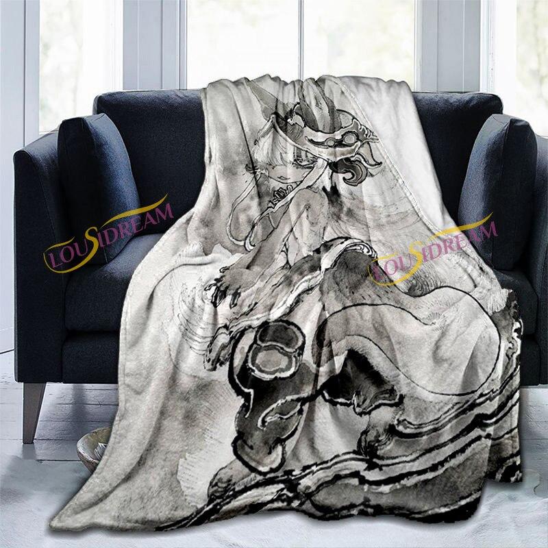 Одеяла с принтом «Сделано в бездне», детский теплый диван-кровать для гостиной, прочное фланелевое одеяло для домашнего декора для взрослых и детей